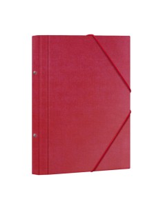 Carpeta Clasificadora DOHE Cartón Plastificado Fº 12 DP Rojo